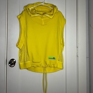 Adidas by Stella McCartney Sleeveless mesh hoodie